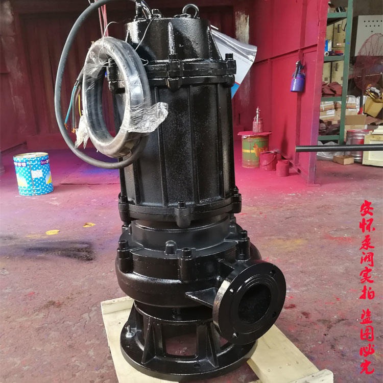 供应上海安怀QW65-25-30-5.5 wq耐腐蚀潜水排污泵