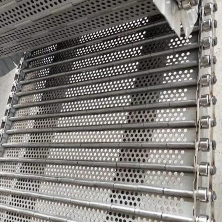 宏达定制001不锈钢链板 高温灭菌链板线 食品速冻隧道链板