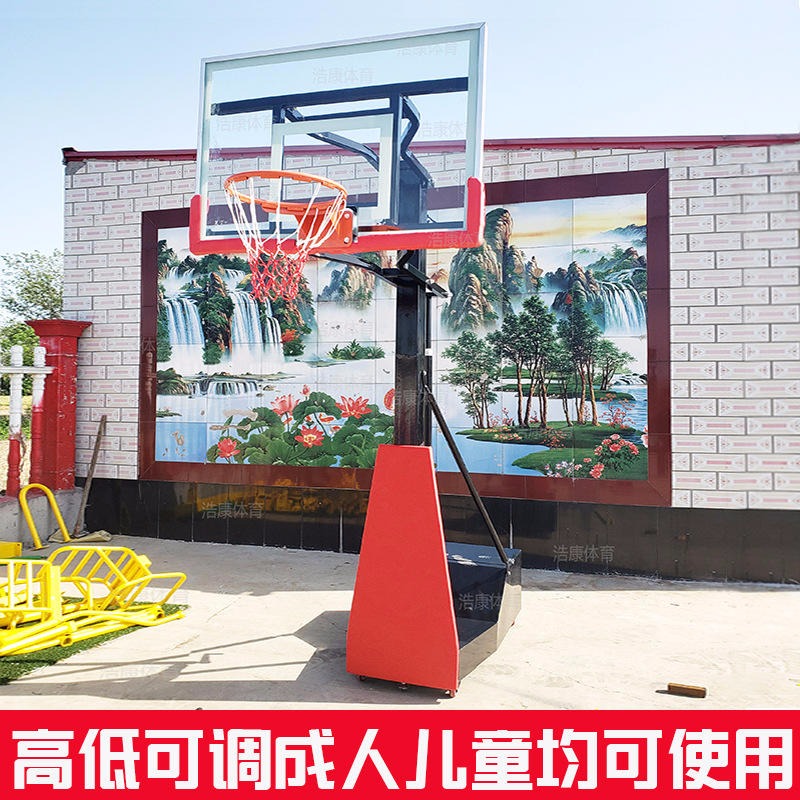 幼儿园可升降移动幼儿园户外标准篮球架 通奥体育图片