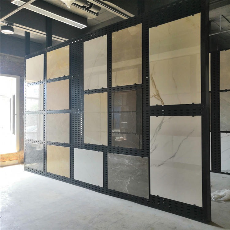 迅鹰陶瓷站展柜展示架   地板砖展示架  瓷砖货架供应