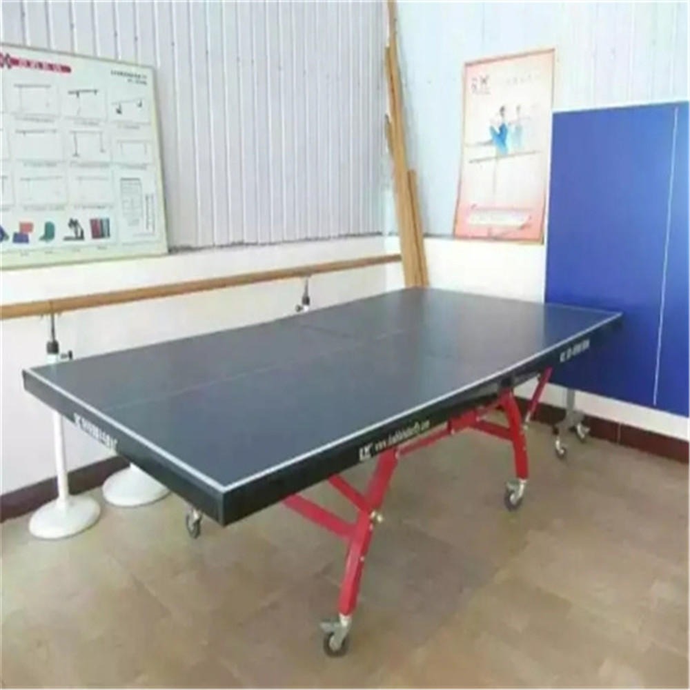 厂家销售晶康牌标准比赛双折移动乒乓球台 室内标准乒乓球台 室外乒乓球桌