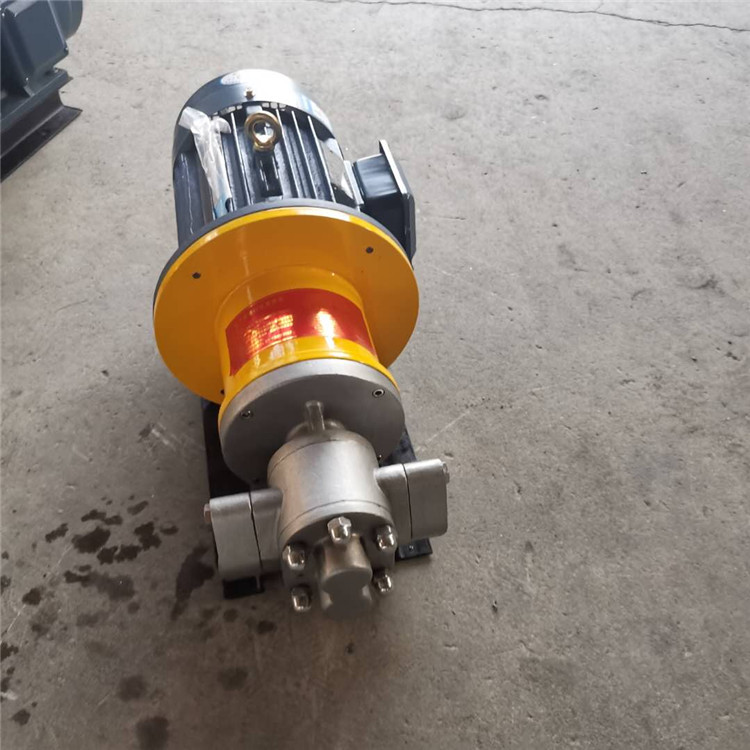 华海泵业 润滑油输送泵 不锈钢KCB-55磁力驱动齿轮油泵