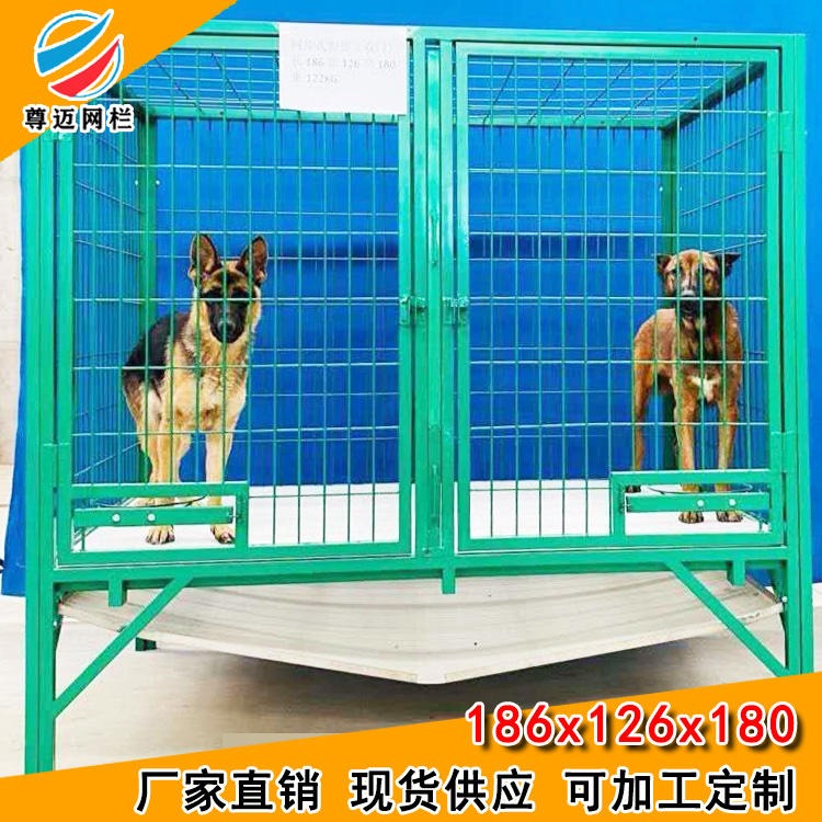 尊迈厂家生产销售可折叠大型养殖犬笼 不锈钢狗围栏 现货供应宁波