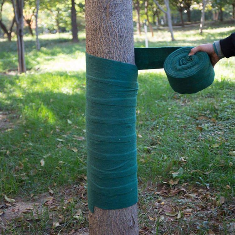 包树苗用绿色布 树木扎带裹树带 保温防寒绿布 一匡 当天发货