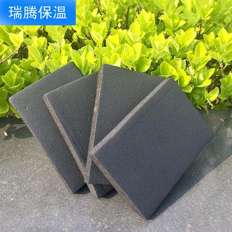 屋面隔热橡塑海绵板 瑞腾 B2级黑色橡塑板 双面铝箔橡塑保温板