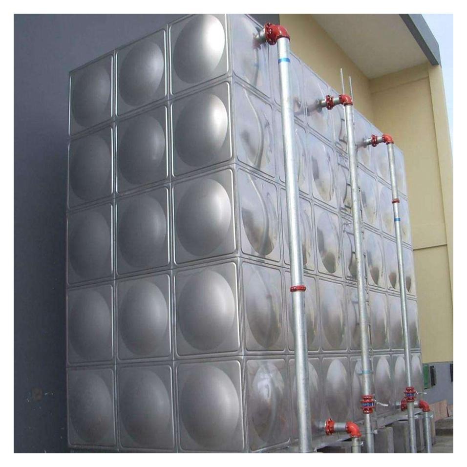 富阳SMC水箱 霈凯夹套玻璃钢消防140立方水箱