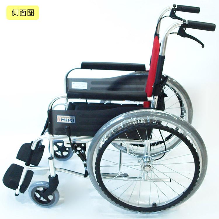 批发MiKi三贵轮椅MPT-40(ER) 轻便折叠 时尚老人残疾人代步车示例图6