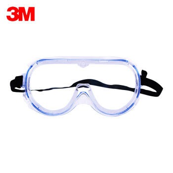 3M 1621AF 防化学护目镜 有效防护液体喷溅 防冲击透明眼镜1副 1621AF 标准  3M 防冲击眼镜