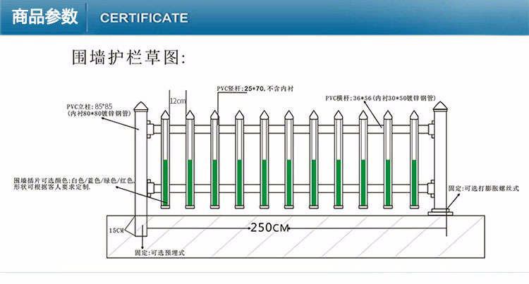 电力变电箱PVC变压器 户外防护栏 电站配电箱pvc塑钢围栏示例图30