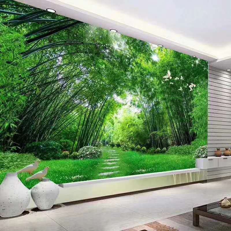 3D打印竹木纤维背景墙 电视沙发客厅玄关欧式中式背景墙