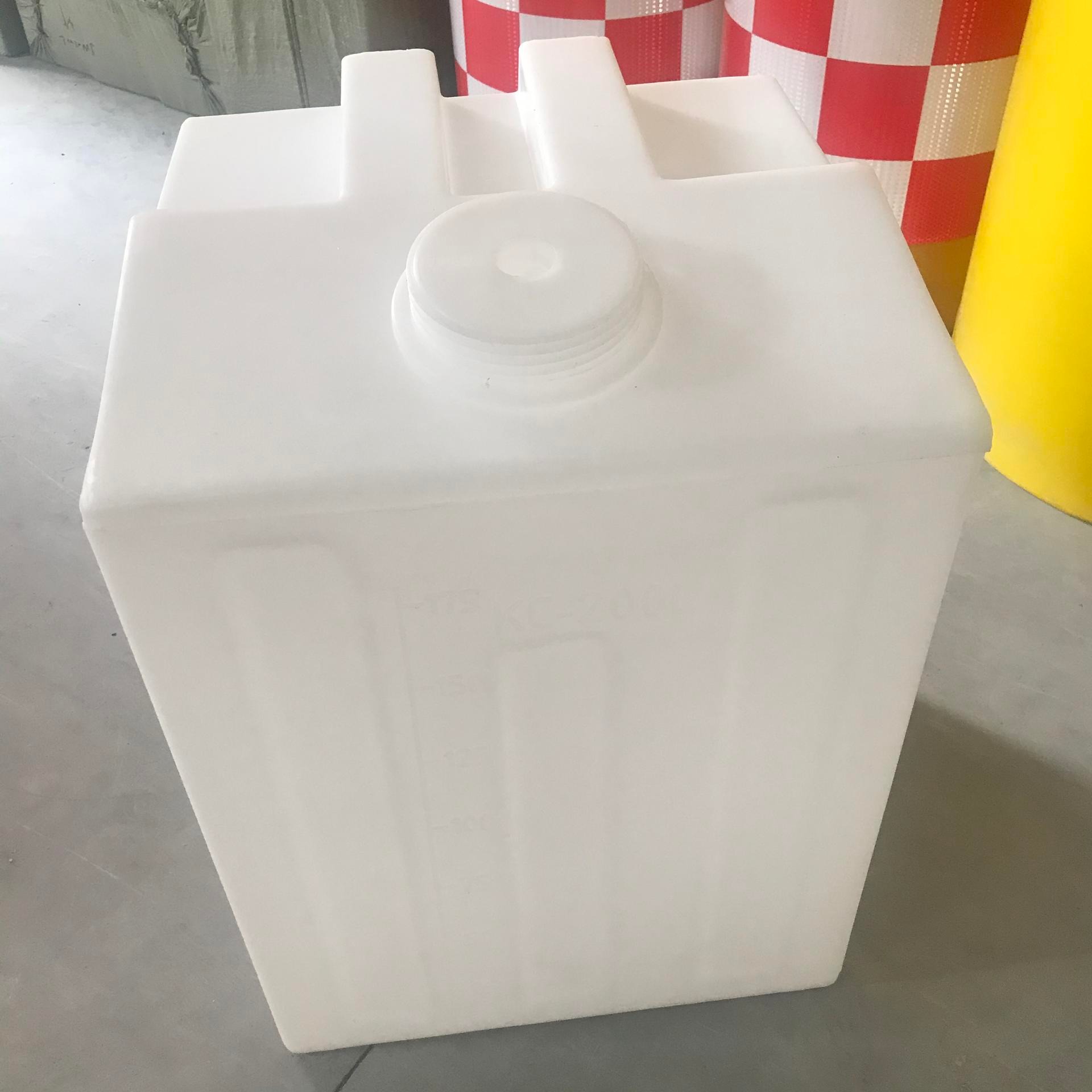 雅格滚塑 200升加药箱 食品级pe塑料方桶 圆形加药搅拌桶现货
