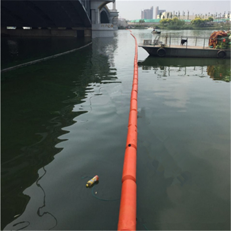 汛期河道垃圾 拦污浮筒 水上竞技赛道 隔离警示浮排 养殖浮筒