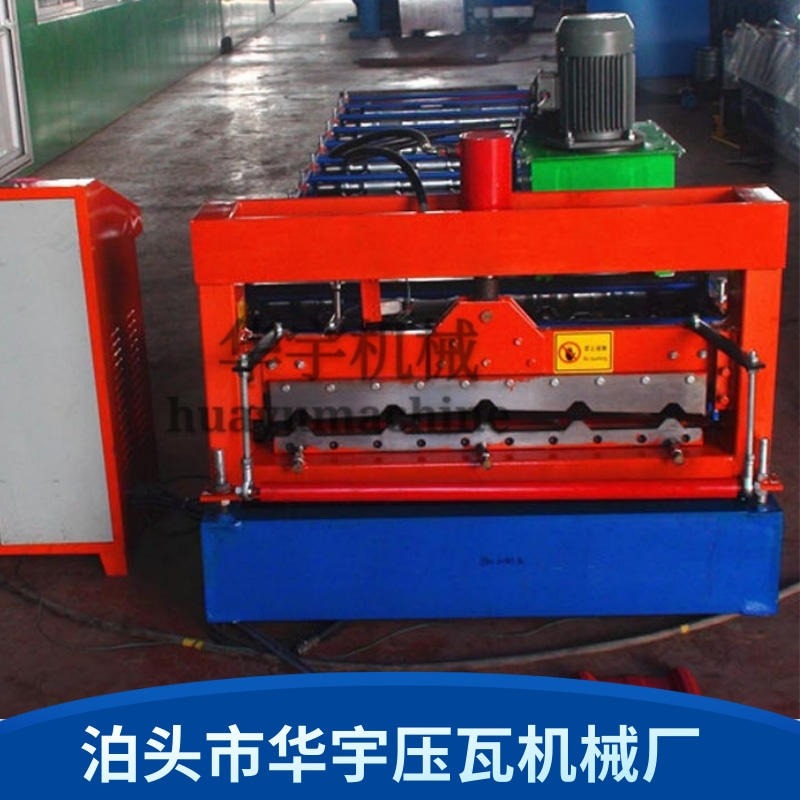 河北华宇厂家840型号单板压瓦机 冷弯机械设备 压瓦机械设备图片