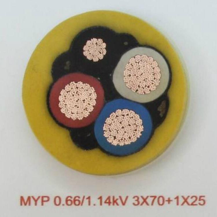 MYP0.66/1.14KV煤矿用橡套电缆MYP316110矿井下橡套电缆
