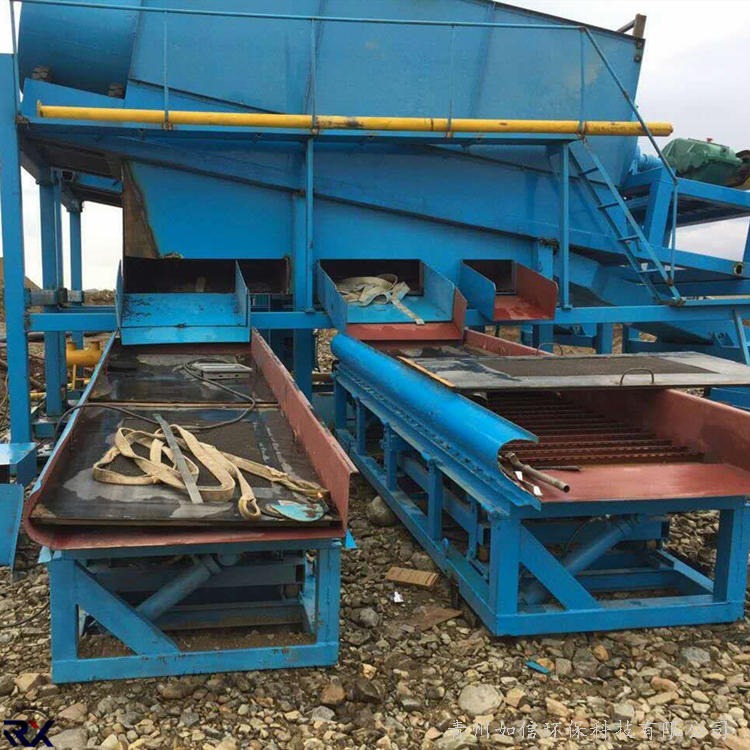 大型砂金矿采金设备 粘土沙金设备 采金船设备 如信砂金设备rx300 砂金机械制造图片