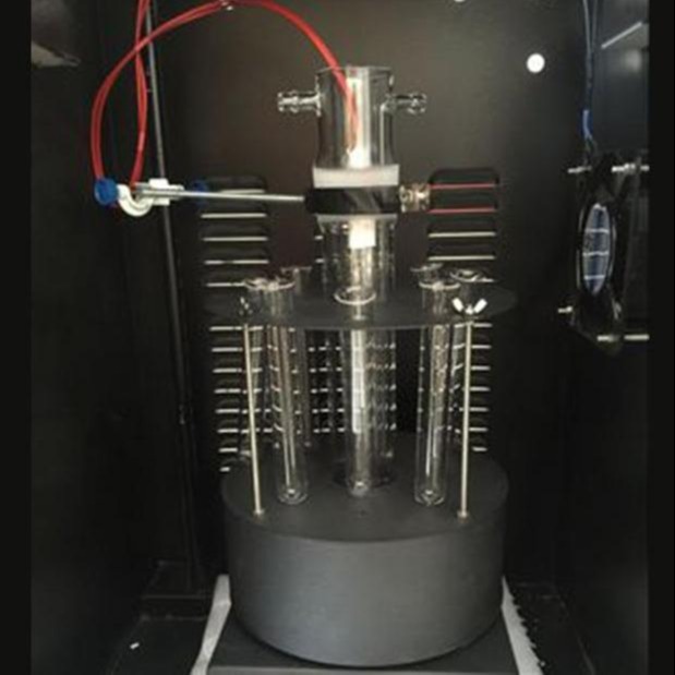 高校科研光化学反应釜 光化学反应仪价格 蓝光窄波段光化学反应仪图片