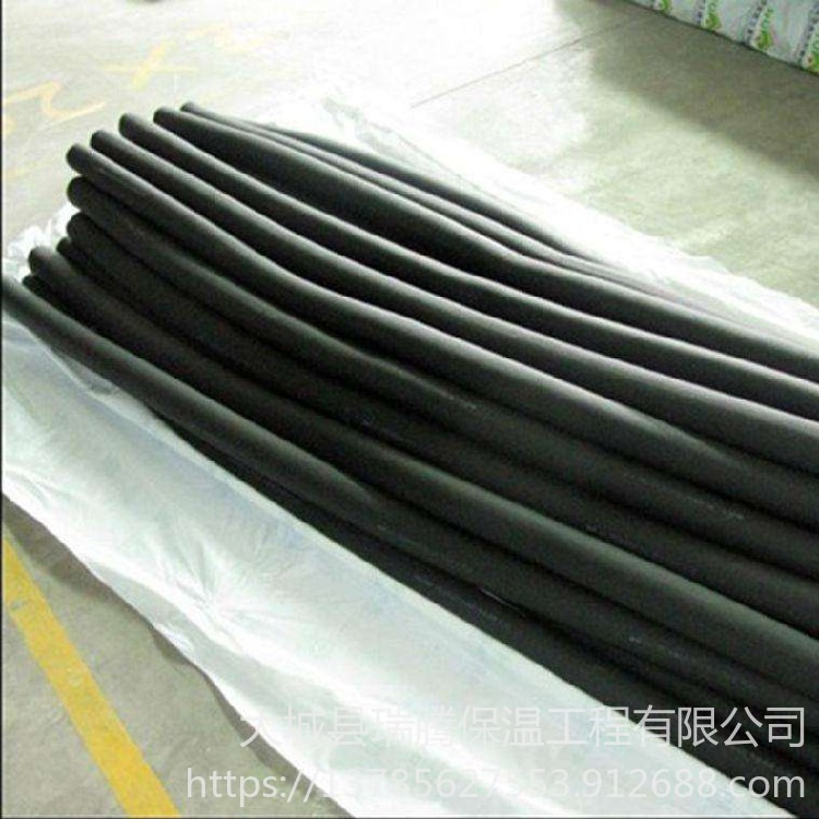 耐低温保温橡塑管 瑞腾 铝箔橡塑管 黑色橡塑管