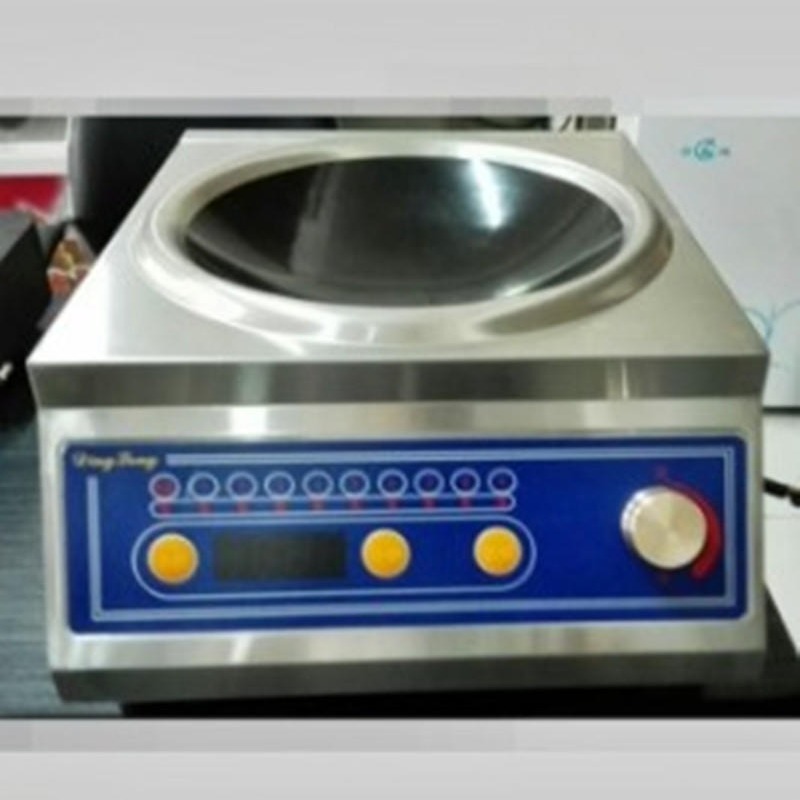 商用电磁炉 鼎龙DL-5KW-E电磁小炒炉 5KW商用台式凹面炒菜炉
