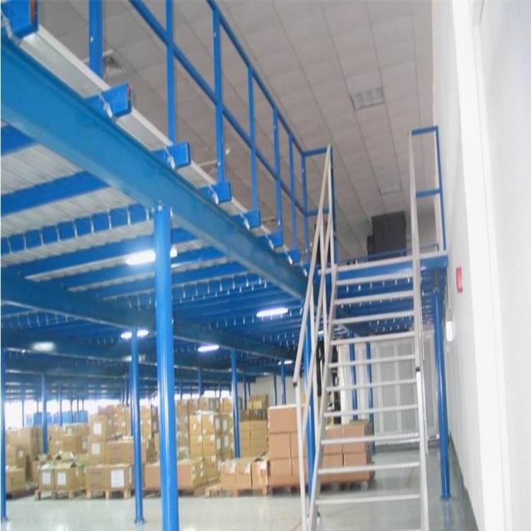 森沃仓储供应 钢结构平台 二层仓库货架 钢平台货架厂定制