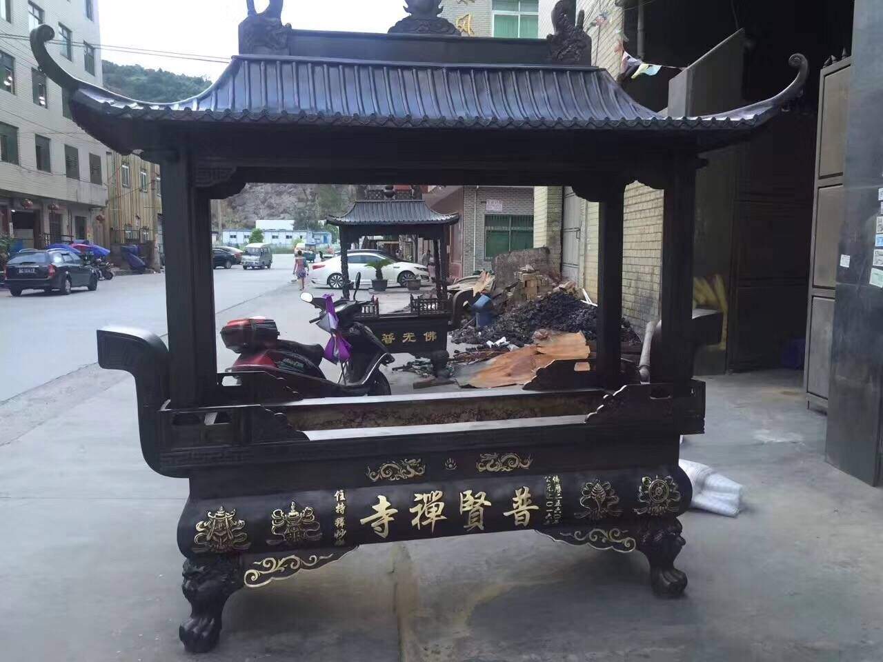 香炉 温州慈宏生产厂家批发陵园香炉 长方形平口香炉 仿古香炉