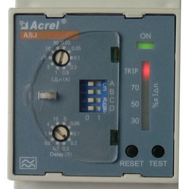 两组继电器输 具有就地 远程测试 复位功能 ASJ10-LD1A 导轨式智能型剩余电流继电器