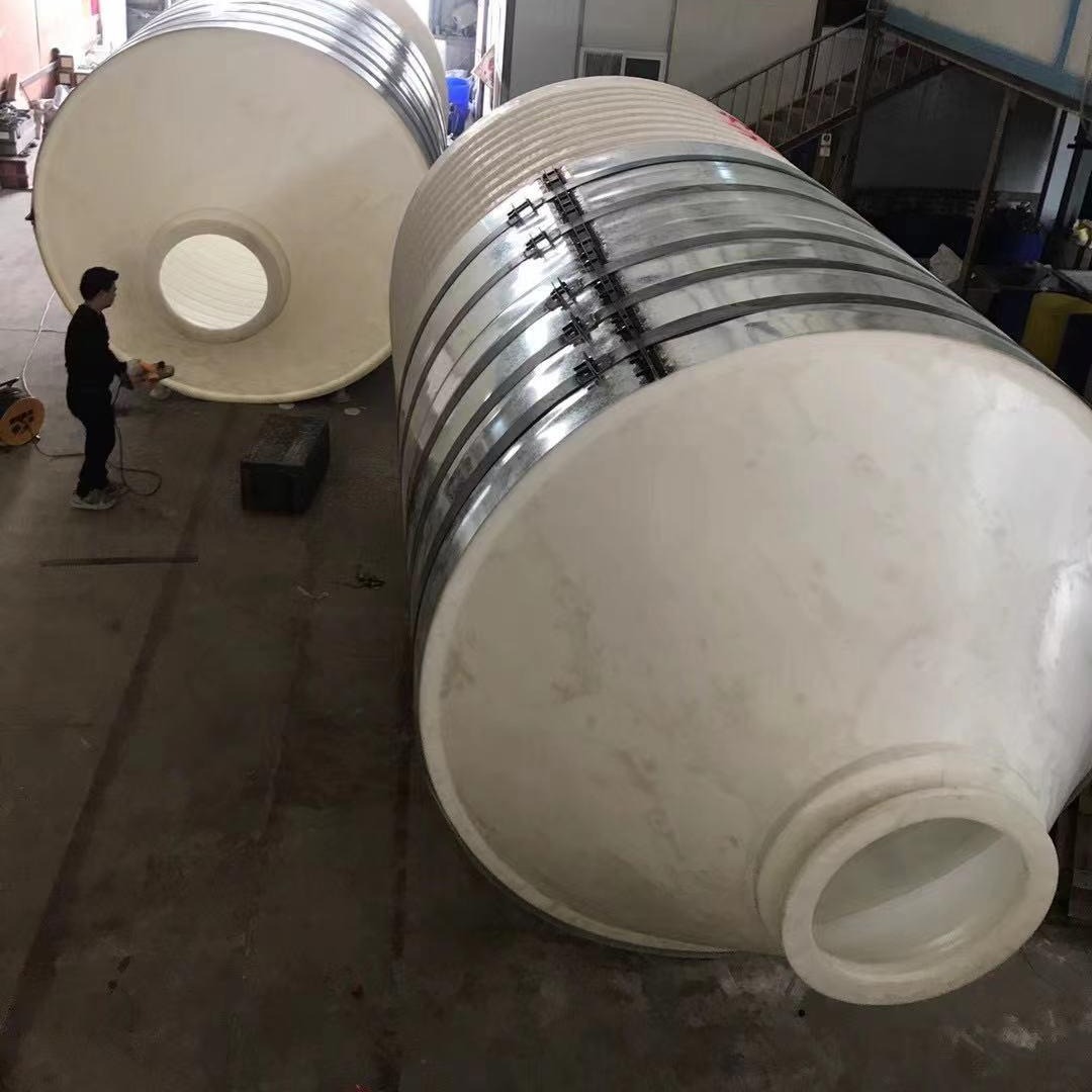 塑料锥底储罐30吨供应厂家 40T尖底储罐规格尺寸无焊接大桶