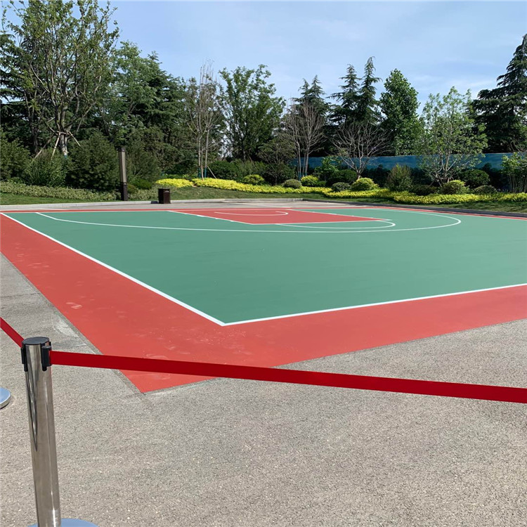 奥美佳 网球场建设 室外篮球场的造价 塑胶篮球场厂家