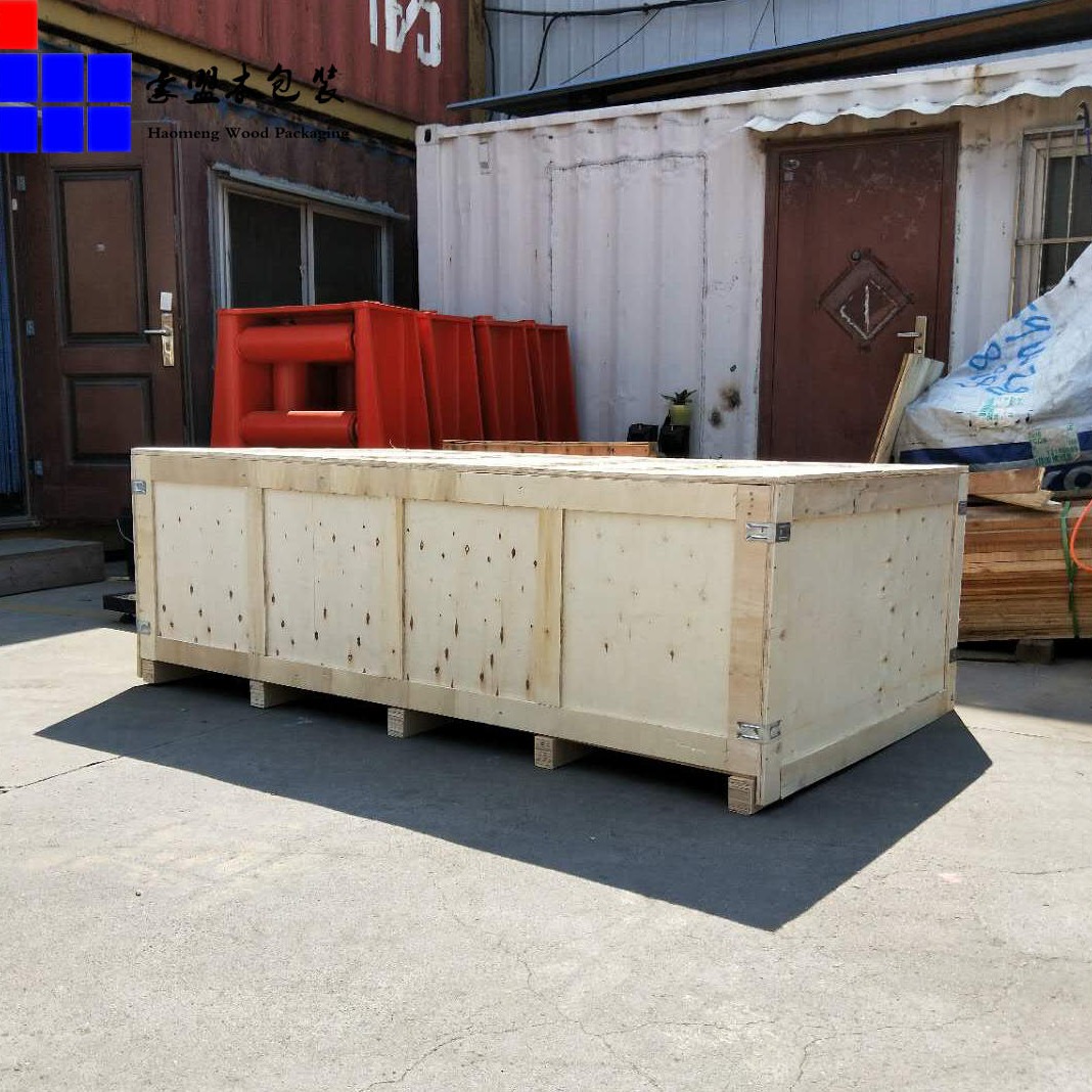 低价促销山东青岛即墨木质包装箱厂家定制胶合板包装箱
