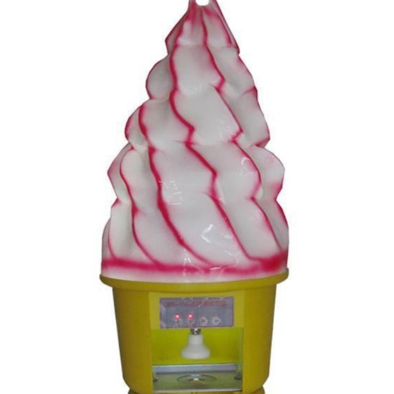 浩博硬质冰淇淋压花机 冰激凌成型机 移动软冰淇淋机 流动售卖甜筒压花机 批发供应图片