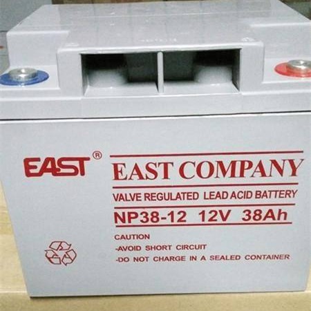 广西易事特12V38AH EAST易事特NP38-12 铅酸蓄电池 经销商