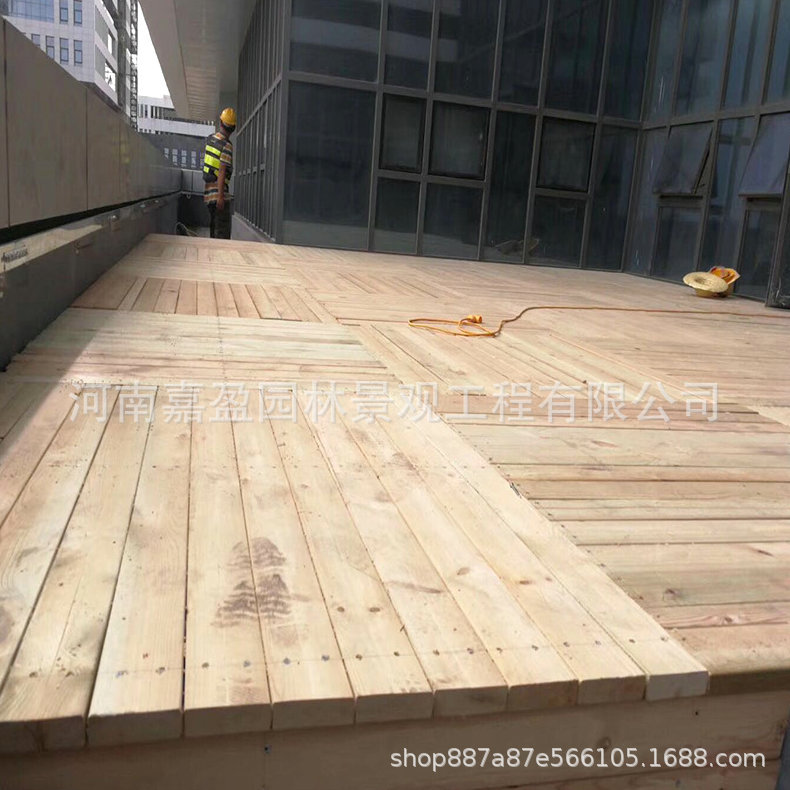 露台防腐木地板 庭院防腐木地板 花园防腐木地板示例图7