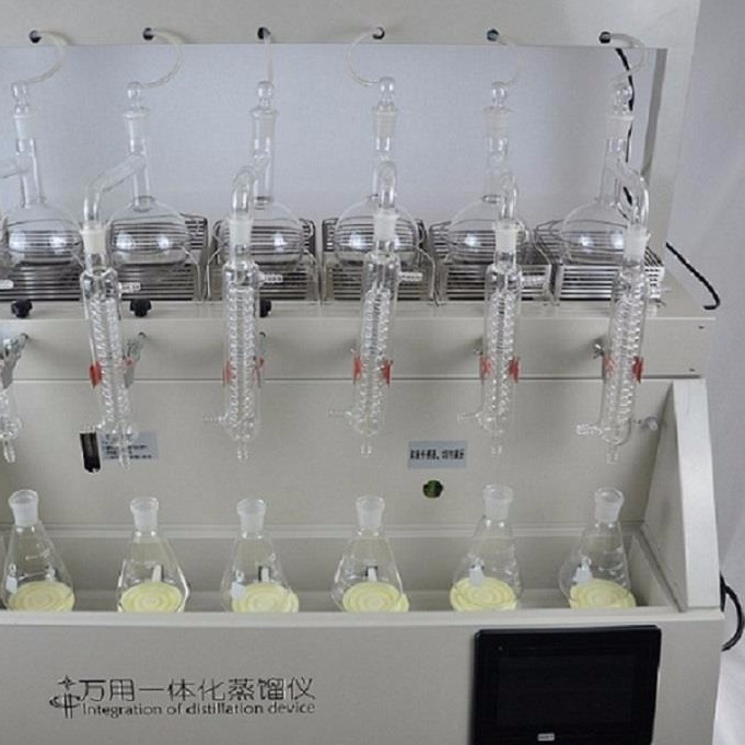 实验室氨氮蒸馏仪 一体化多功能蒸馏仪