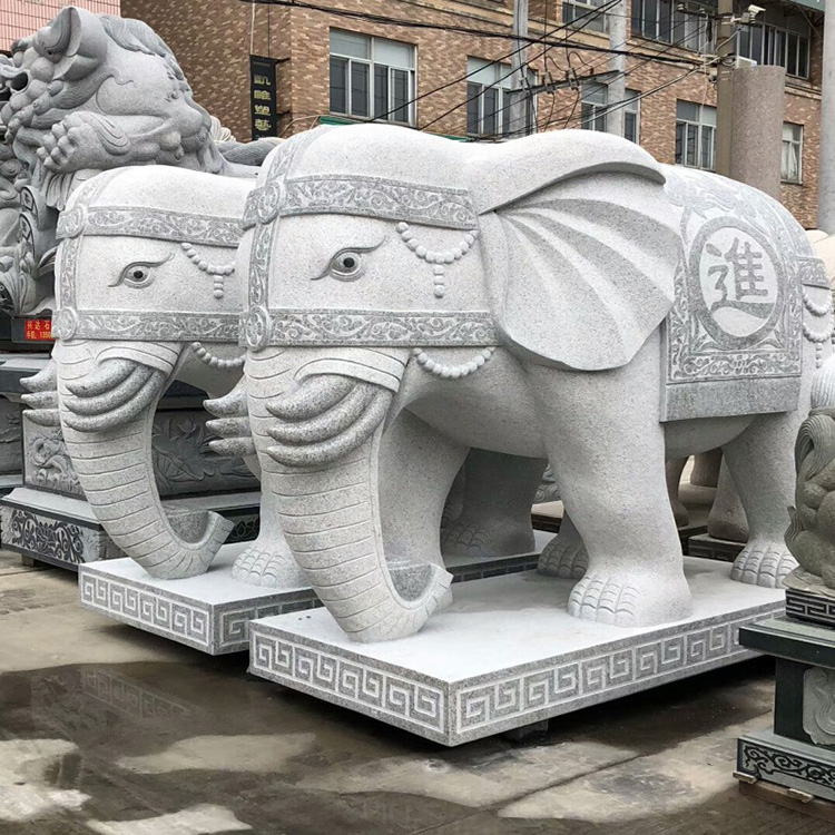 石雕大象 热销青石大象石雕 石雕大象生产厂家