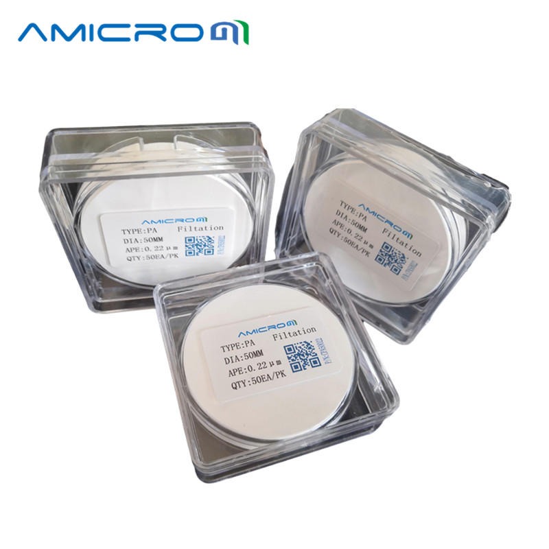 Amicrom实验室滤膜47mm玻璃纤维滤膜2.00um大孔径GF微孔滤膜 25张/盒 47毫米圆形滤膜