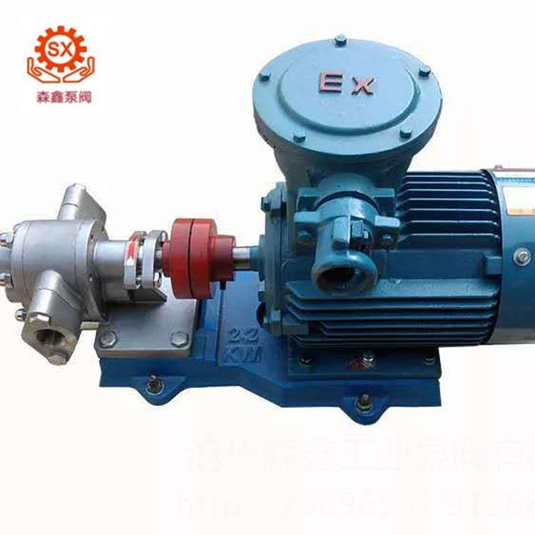 304材质化工齿轮油泵 高温齿轮泵 过滤设备齿轮泵 森鑫