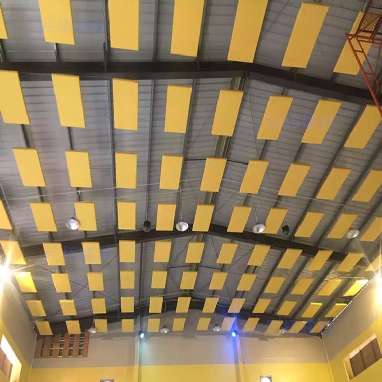 巨拓玻纤吸音板 岩棉天花板生产工厂 悬挂吸音板彩色玻纤天花板