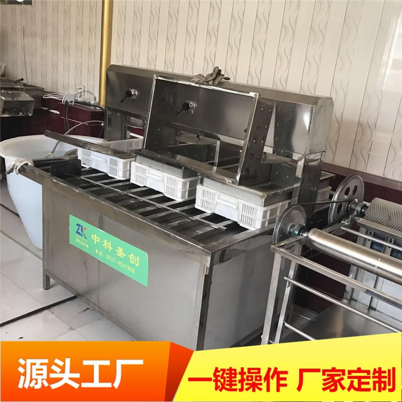 济南卤水豆腐加工设备 不锈钢大豆腐加工机器 大型豆腐机生产线