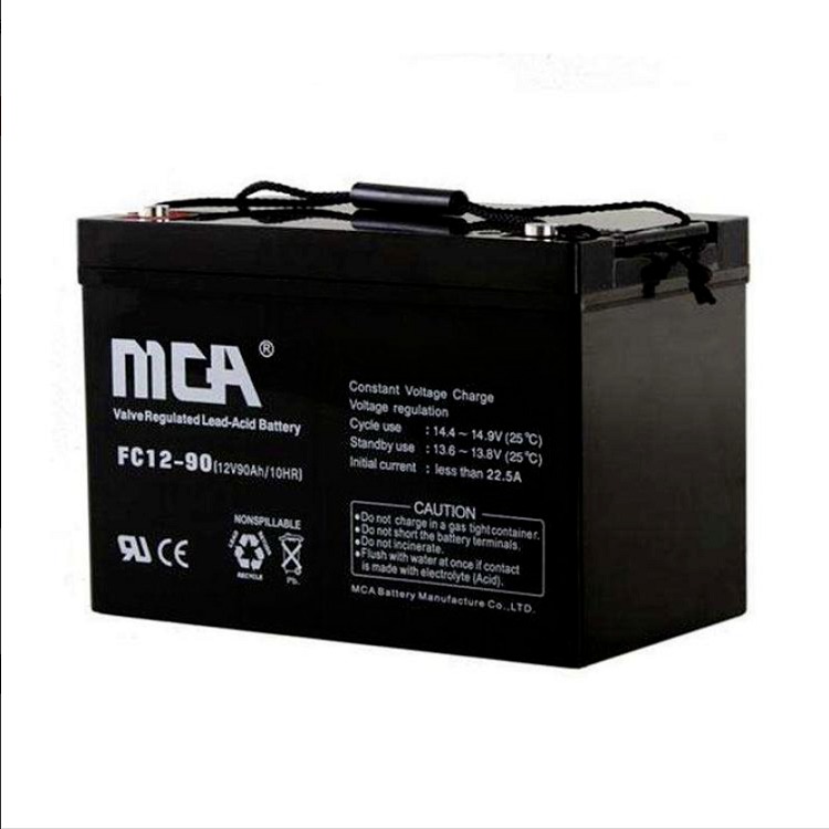 MCA锐牌蓄电池FC12-90/12V90AH 深循环电源 直流屏配套 以旧换新