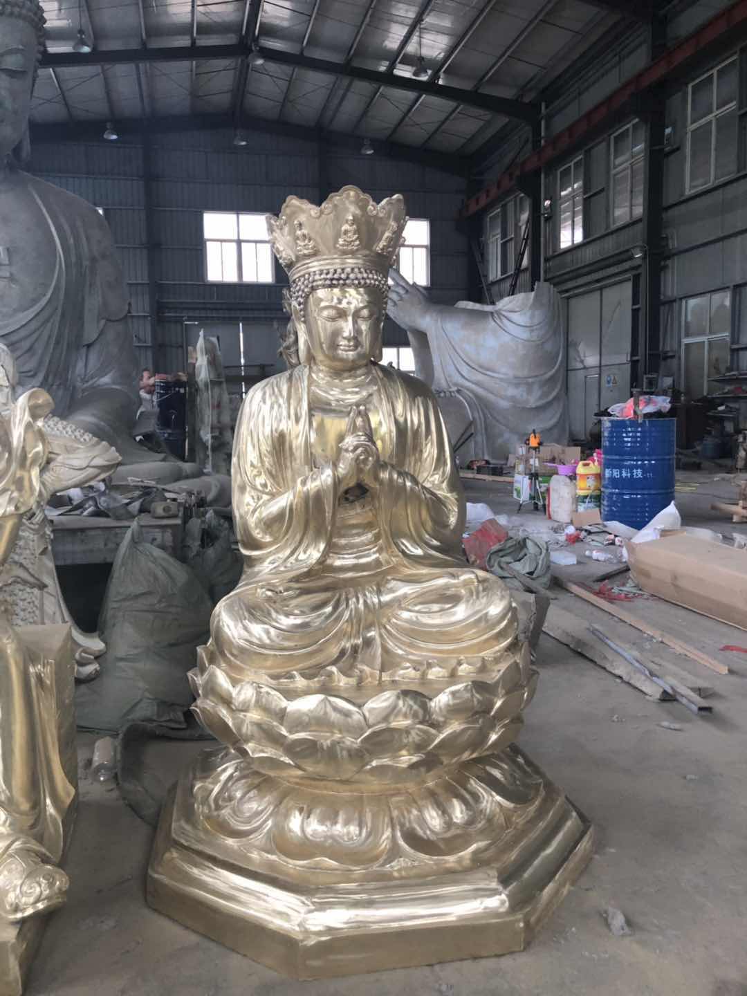 佛像 佛像铸造厂家直销树脂地藏王佛像 念佛堂供应地藏王菩萨 念佛堂供应地藏王菩萨