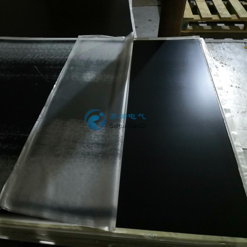 苏瑞电气黑色环氧纤维板 厂家直销 规格齐全 型号fr4 阻燃V0级 磨具隔热板 机械加工强度高 可来图异性数控精雕加工