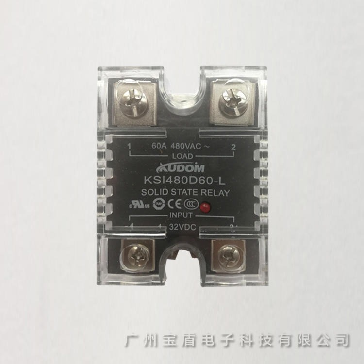 库顿 KUDOM KSI480D60-LT 固态继电器SSR 单相交流固态继电器 直控交固态继电器