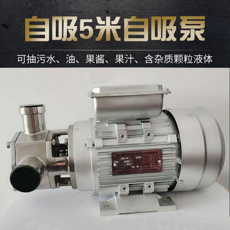 不锈钢饮料自吸泵 上海安怀AHNX-40挠性泵