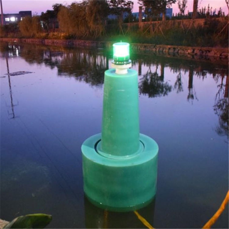 航道助航标志水上通航浮标带灯水面航标塑料浮标