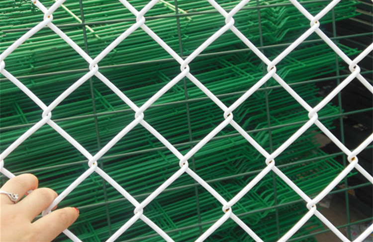 带立柱球场隔离软网 包塑菱形球场围栏  编织隔离网 体育场防护网示例图5