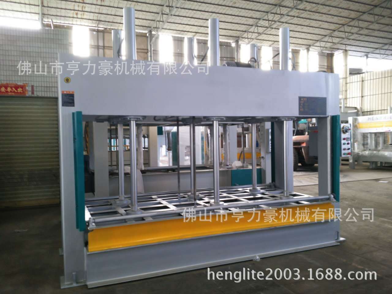 亨力特生产大型铝蜂窝复合板冷压机  3米长1.5米100吨液压冷压机   3米复合板液压冷压机    3米复合板液压冷压