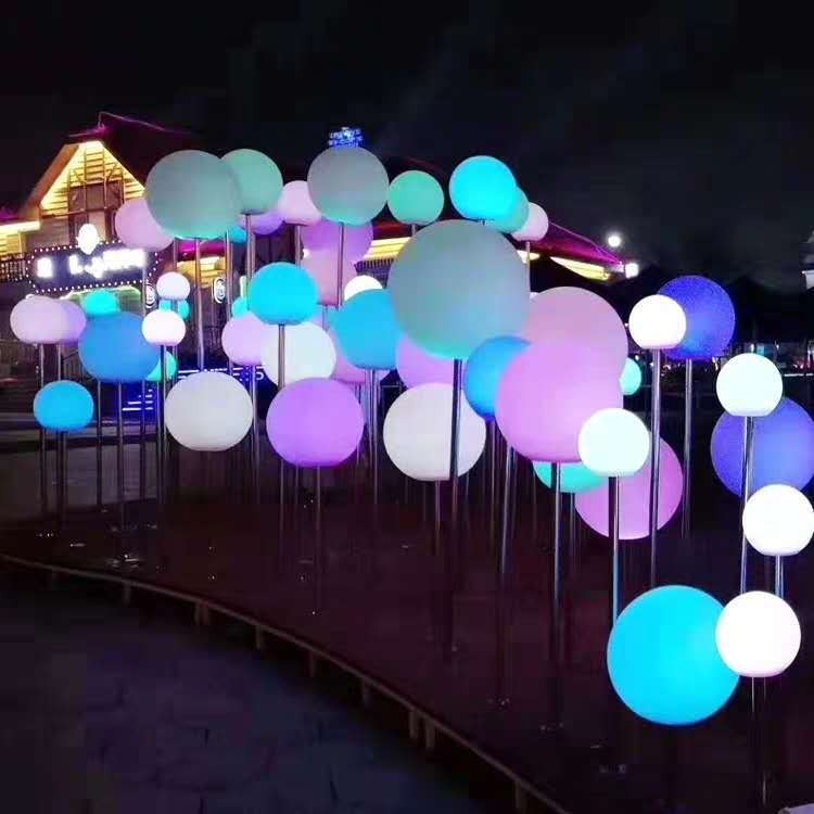 呼吸之光  地插呼吸之光厂家  供应光影艺术 呼吸泡泡灯 吹气泡泡灯