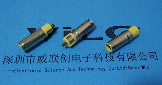 惠普DC电源插头-外径7.9+1.9针 全铜 焊线式大电流插座示例图1