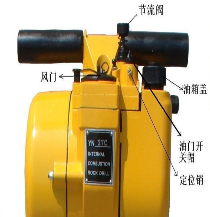 江苏苏州厂家供应手持风钻凿岩钻头钻杆 凿岩钻孔一体机示例图5