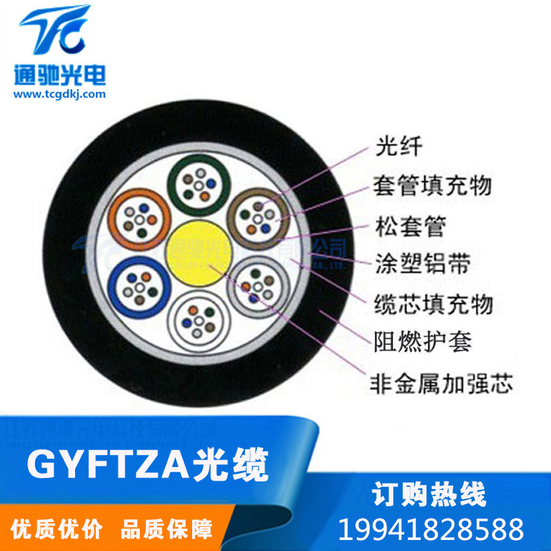 GYFTZA 非金属阻燃光缆2芯4芯6芯8芯12芯24芯48芯可定制示例图1