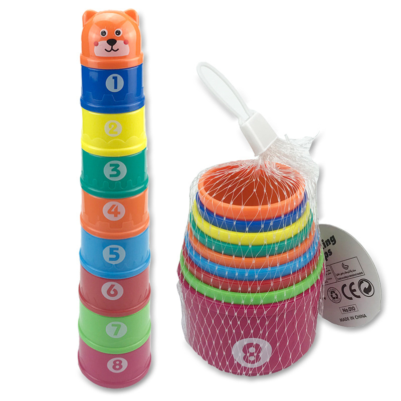 婴幼儿 儿童早教玩具叠叠杯 叠叠乐 幼儿园趣味益智科教玩具示例图2